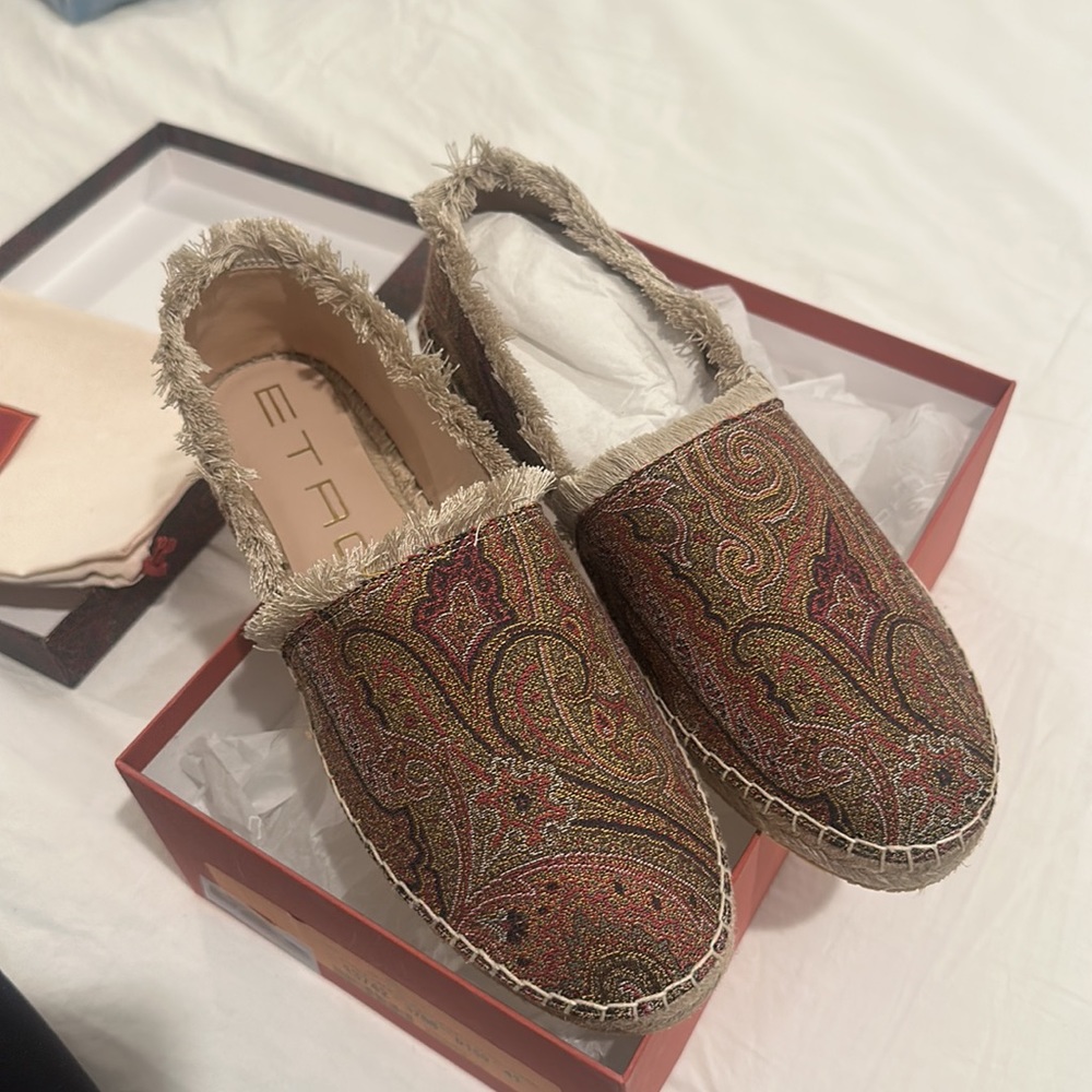 ETRO
paisley print espadrilles